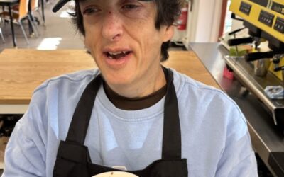 Lisa is shining at the Aspire Café