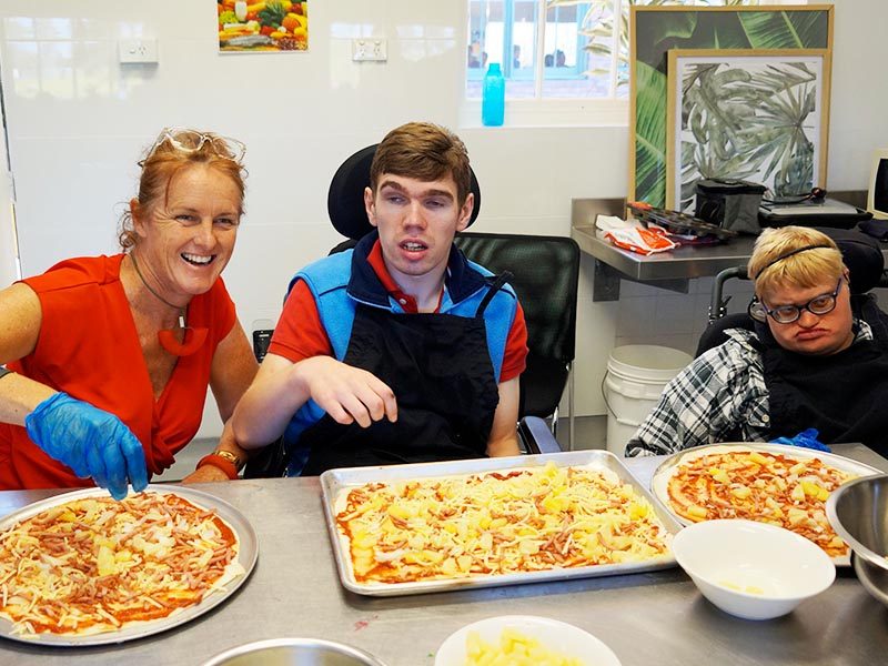 Pizza making in McCabe