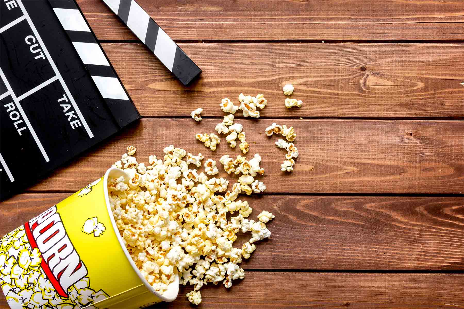 Popcorn Snacks Image for Watching a Movie