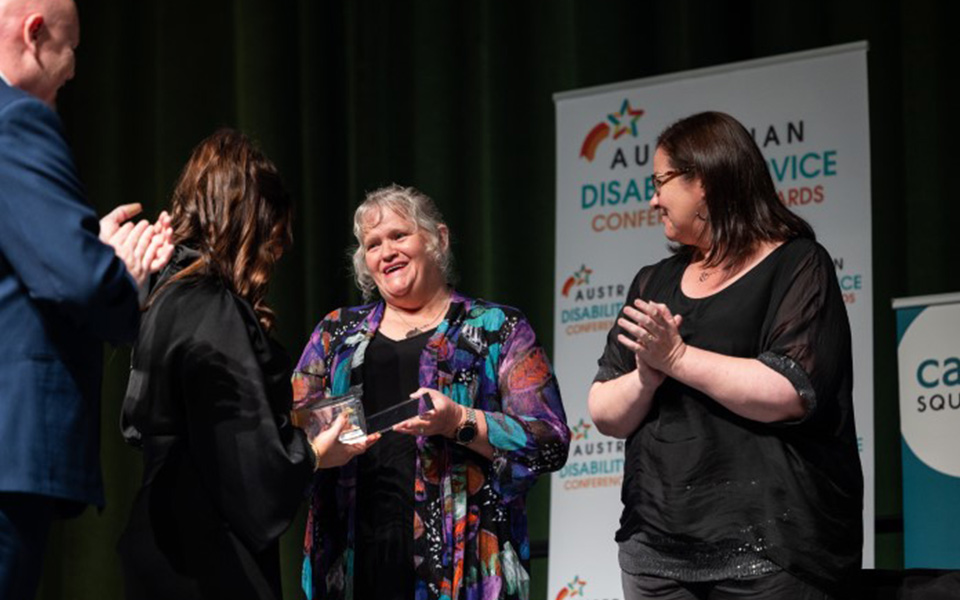 Congratulations Sharon; 2022 Most Outstanding Support Worker