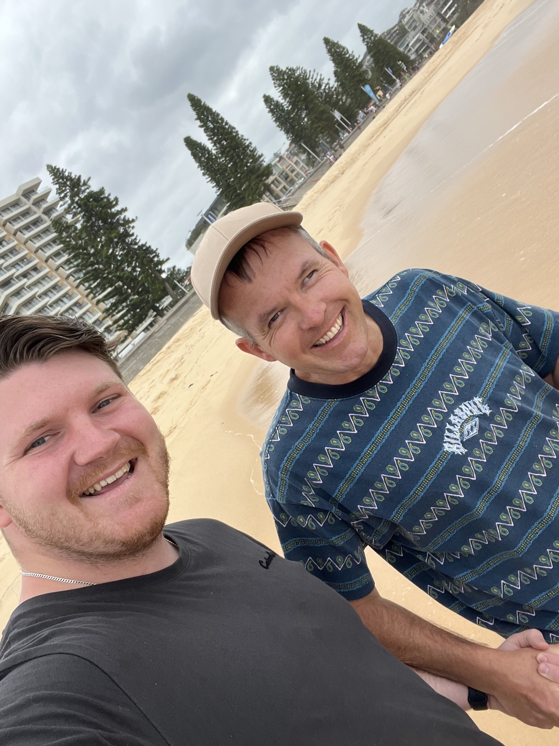 A step towards the shore.