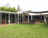 big backyard - outdoor entertainment area - barbecue 