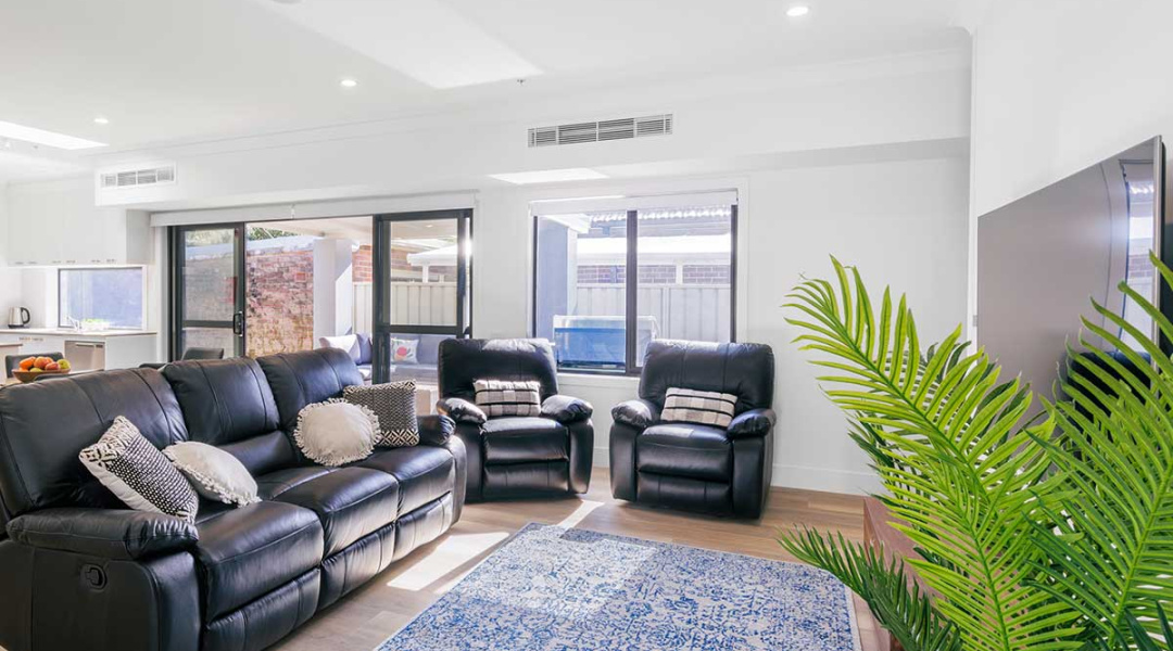 Living room with outdoor access