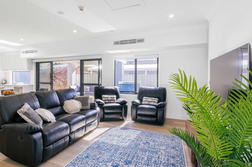 Living room with outdoor access