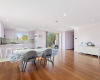 Open living- Kitchen - dining room - Access to backyard - Hallway to rooms and bathroom
