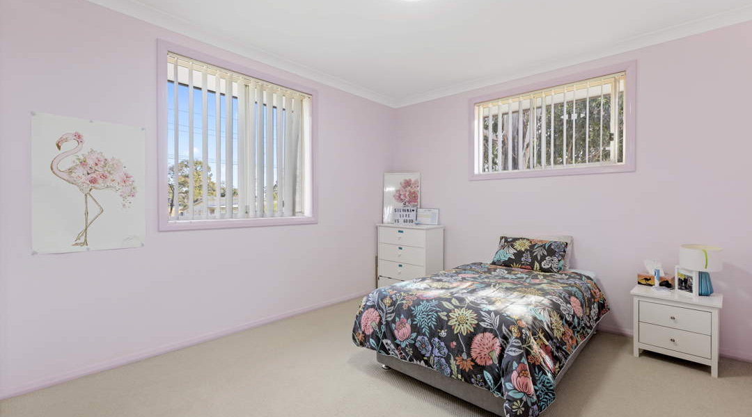 Bedroom - two windows