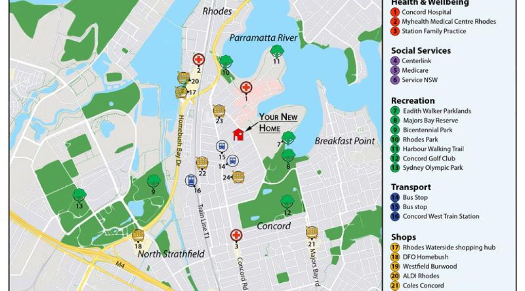 Concord West, NSW 2138, 3 Bedrooms Bedrooms, ,1.5 BathroomsBathrooms,Apartment,For Rent,Rosella House,1078